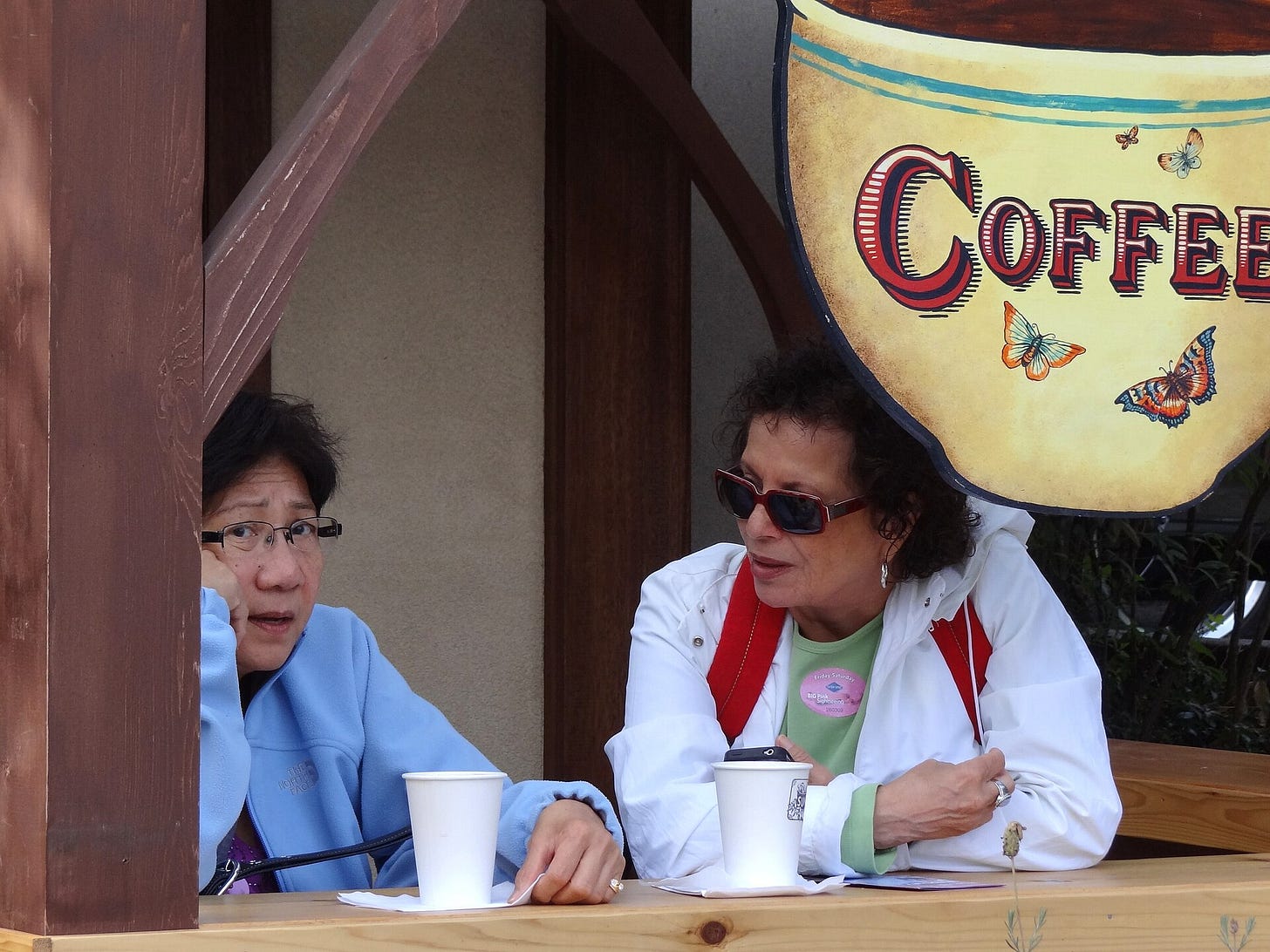 Northwest 23rd coffee shop scene, tied to evaluating tools by real small-business workflow.